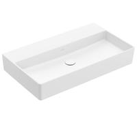 Villeroy & Boch Memento 2.0 lavabo mural, sans trou pour robinet, sans trop-plein, non poncé, 800x470mm, 4A2283RW, 4A2283RW, Colorazione: Bianco pietra ceramicaPiù