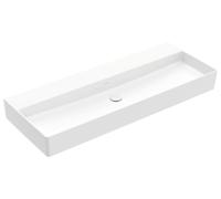 Villeroy & Boch Memento 2.0 lavabo a parete, 1200 x 470 mm, senza foro per rubinetto, senza sfioratore, non lucidato, 4A22C3, colorazione: bianco-alpino