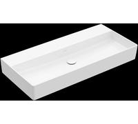 Villeroy & Boch Memento 2.0 lavabo a parete, 1000 x 470 mm, senza foro per rubinetto, senza sfioratore, lucido, 4A221F, colorazione: bianco-alpino