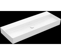 Villeroy & Boch Memento 2.0 lavabo mural, sans trou pour robinet, sans trop-plein, poncé, 1200x470mm, 4A22CFRW, 4A22CFRW, Colorazione: Bianco pietra ceramicaPiù