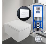 Villeroy & Boch Memento 2.0 SET completo WC sospeso con elemento incasso neeos,, 4633R0R1+16601WH#SET, Memento 2.0 bianco [WC > WC con Elementi Incasso]