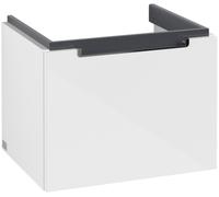 Villeroy & Boch Meuble-lavabo Subway 2.0, A68610DH, A68610DH, Colorazione: Bianco lucido, maniglia: cromata lucida