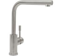 Villeroy & Boch Modern Steel rubinetto da cucina, bassa pressione, orientabile, 966811LC, Modern Steel acciaio inox spazzolato [Rubinetteria da Cucina > Rubinetti da Cucina]