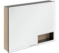 Villeroy & Boch My View+ armadietto 100x16.8x75 cm con specchio rovere B48110VJ