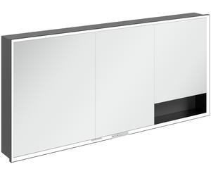 Villeroy & Boch My View+ armadietto 160x16.8x75 cm con specchio grafite B48216VR