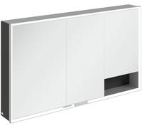 Villeroy & Boch My View+ armadietto 75x16.8x130 cm con specchio nero A48113VL