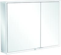 Villeroy & Boch My View Now armoire de toilette apparente, 2 portes, avec éclairage, avec interrupteur marche/arrêt, compatible Smart Home, 1000x750x168mm, A4571000, A4571000