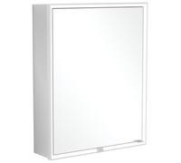 Villeroy & Boch My View Now armoire de toilette encastrée, 1 porte, charnières à gauche, avec éclairage, avec variateur à détection, 600x750x167,5mm, A4566L00, A4566L00