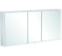 Villeroy & Boch My View Now armoire de toilette encastrée, 3 portes, avec éclairage, avec interrupteur marche/arrêt, compatible Smart Home, 1600x750x167,5mm, A4581600, A4581600
