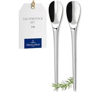 Villeroy & Boch NewMoon Posate per Insalata Versatili, Uso Quotidiano e per la Tavola Festiva in Acciaio Inox, Lavabili In Lavastoviglie, 2 Pezzi