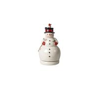 Villeroy & Boch, Nostalgic Melody, Pupazzo di Neve Rotante 15cm, Porcellana