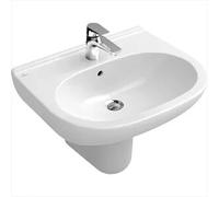 VILLEROY & BOCH - O.NOVO LAVABO 60 CM. BIANCO ALPIN CON TROPPOPIENO 51606001