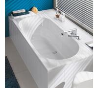 Villeroy & Boch O.novo vasca da bagno rettangolare, con troppopieno tutto intorno L: 180 La: 80 cm, UBA180CAS2V-01, O.novo bianco [Vasche da Bagno > Vasche da Bagno Rettangolari]