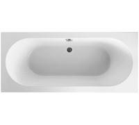 Villeroy & Boch O.novo vasca da bagno rettangolare, con troppopieno tutto intorno L: 180 La: 80 cm, UBA180CAS2V-01, O.novo bianco [Vasche da Bagno > Vasche da Bagno Rettangolari]