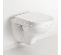Villeroy & Boch O.novo WC a parete Compact con sedile WC, versione corta, 5688H101, Compact O.novo bianco [Ceramiche da Bagno > WC]