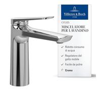 Villeroy & Boch Oasis miscelatore lavabo, H bocca 114 mm - Cromo