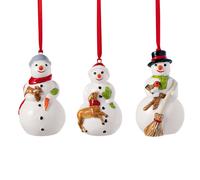 Villeroy & Boch - Addobbi pupazzi di neve 3 pz. Nostalgic Ornaments Decorazioni 1 pieces unisex