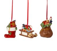 Villeroy & Boch Retrò Decorazioni Regali da Appendere 6,3 CM Set 3-tlg