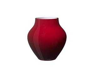 Villeroy & Boch Oronda Vaso Piccolo Deep Cherry, 17 cm, Vetro, Rosso