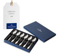 Villeroy & Boch Oscar Set di Cucchiaini da Espresso, 6 Pezzi, Acciaio