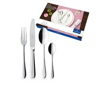 Villeroy & Boch - Oscar Set Di Posate 24 Pz. 24 Pezzi Argento,Platino, Lavabile in Lavastoviglie, 6 Persone, Forchette, Coltelli, Cucchiaio, Acciaio Inossidabile