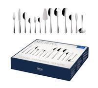 Villeroy & Boch - Oscar Set di Posate 68 Pz. 68 Pezzi Argento,Platino, Lavabile in Lavastoviglie, 12 Persone, Forchette, Coltelli, Cucchiaio, Acciaio Inossidabile
