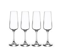 Villeroy & Boch, Ovid, Set 4 Flute per Champagne, Cristallo-Vetro