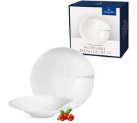 Villeroy & Boch Pasta Passion Piatti per Pasta Grande Lavabili in Lavastoviglie, Porcellana Premium, Bianco, 2 Pezzi