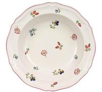 Villeroy & Boch - Petite Fleur Coppetta Macedonia Bianco, Lavabile in Lavastoviglie, Adatto per Microonde, Piatto Fondo, Piatto Ceramica, Stoviglie, Porcellana Premium