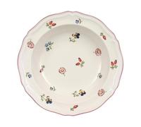 Villeroy & Boch - Petite Fleur Coppetta Macedonia Bianco, Lavabile in Lavastoviglie, Adatto per Microonde, Piatto Fondo, Piatto Ceramica, Stoviglie, Porcellana Premium