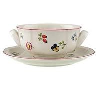 Villeroy & Boch Petite Fleur Tazza da Brodo Conper, 2 Pezzi, Premium Porcellana, Multicolore, 0.2x0.2x0.2 cm