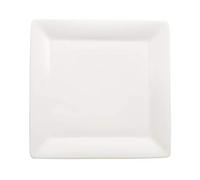 Villeroy & Boch Pi Carré Piatto Piano, 28X28 cm, Porcellana Premium, Bianco