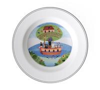 Villeroy & Boch Piatto Fondo Arca di Noé, Porcellana, Bianco, 21 cm
