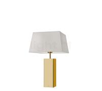 Villeroy & Boch Prag Lampada da tavolo, dorato/bianco, quadrato