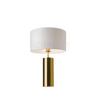 Villeroy & Boch Prag Lampada da tavolo, dorato/bianco - rotonda