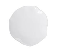 Villeroy & Boch - Pura piatto gourmet, circa 32 × 32 × 3 cm, bianco puro, lavabile in lavastoviglie e utilizzabile nel microonde, forma fluida, porcellana Premium Bone made in Germany