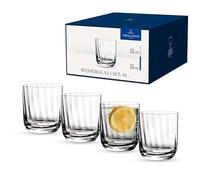 Villeroy & Boch Rosa Giardino Vetro Bicchiere per Acqua Set 4-tlg. 0,39 L