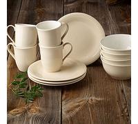 Villeroy & Boch - Set da colazione per 4 persone, motivo LOOP SAND Like by Villeroy & Boch