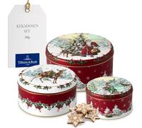 Winter Coll. Scatola Dolci Set 3 - Rosso