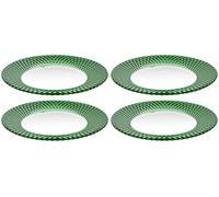 Villeroy & Boch Set Di 4 Piattoni Boston Verde Trasparente In Cristallo