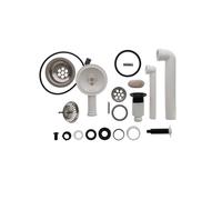 Villeroy & Boch set di scarico per lavello Flavia 60 con comando manuale, 8K961000, Universal [Lavelli da Cucina > Ricambi per Lavelli da Cucina]