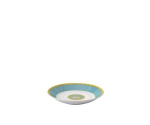 Villeroy & Boch Signature, Samarcanda Aquamarine, Piattino moka/espresso, 12cm, Porcellana Premium Bone, lavabile in lavastoviglie, multicolore