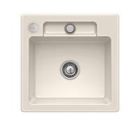 Villeroy & Boch Siluet 50 S Flat lavello da cucina, 33452FKRHL1, Siluet 50 S Flat crema lucido [Lavelli da Cucina > per Base Sottolavello a partire da 50 cm]