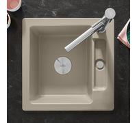 Villeroy & Boch Siluet 50 S lavello da cucina, 334501FUHL1, Siluet 50 S ivory [Lavelli da Cucina > per Base Sottolavello a partire da 50 cm]