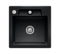 Villeroy & Boch Siluet 50 S lavello da cucina, 334502J0HL1, Siluet 50 S cromite lucido [Lavelli da Cucina > per Base Sottolavello a partire da 50 cm]