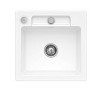 Villeroy & Boch Siluet 50 S lavello da cucina, 334502RWHL1, Siluet 50 S stone white [Lavelli da Cucina > per Base Sottolavello a partire da 50 cm]
