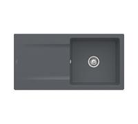Villeroy & Boch Siluet 60 Flat lavello da cucina, 33361FI4, Siluet 60 Flat grafite [Lavelli da Cucina > per Base Sottolavello a partire da 60 cm]