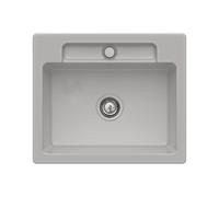 Villeroy & Boch Siluet 60 S Flat lavello da cucina, 33461FKDHL12, Siluet 60 S Flat fossile [Lavelli da Cucina > per Base Sottolavello a partire da 60 cm]