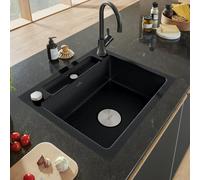 Villeroy & Boch Siluet 60 S Flat lavello da cucina, 33462FJ0HL12, Siluet 60 S Flat cromite lucido [Lavelli da Cucina > per Base Sottolavello a partire da 60 cm]