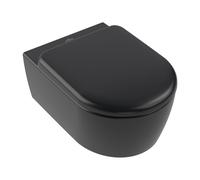Villeroy & Boch Skyla WC sospeso a parete con TwistFlush, 5656CLR7, Skyla pure black [WC > WC Sospesi]